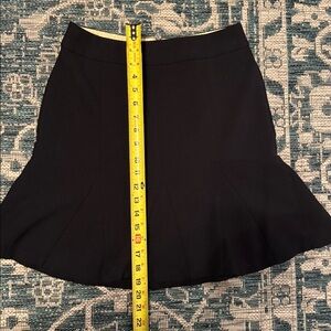 Black A-line Mini Skirt